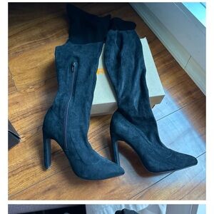 Fashion nova high thigh boots size 6 women’s